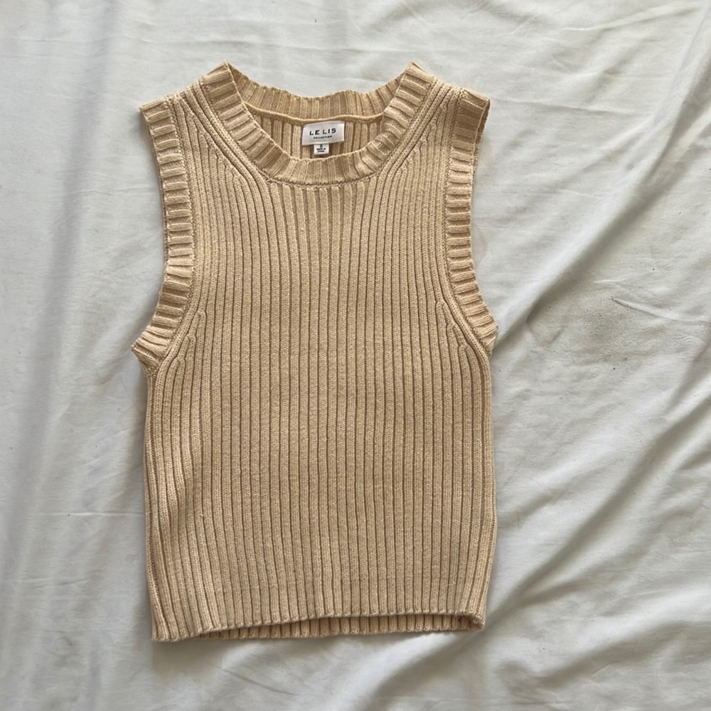 Cream vest